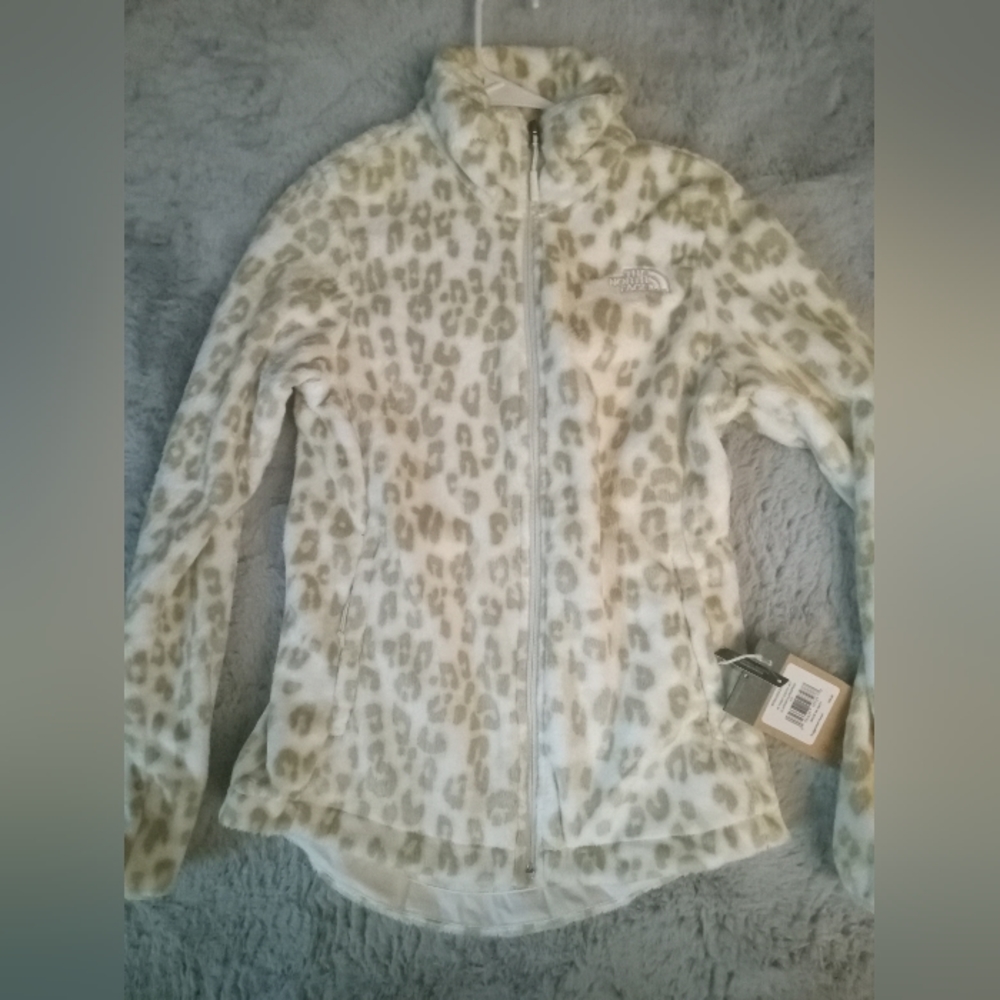 Brand new w/tags women's North Face leopard print fleece